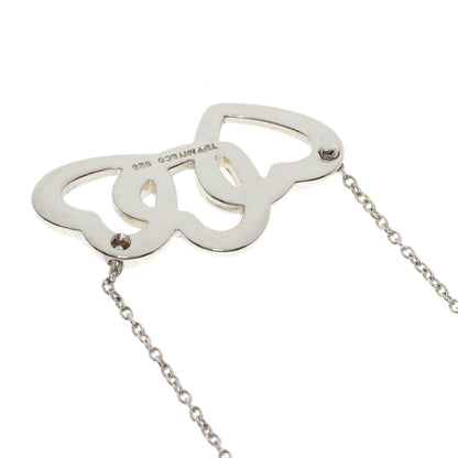 TIFFANY&Co. Triple heart Necklace Silver Ladies [Used]