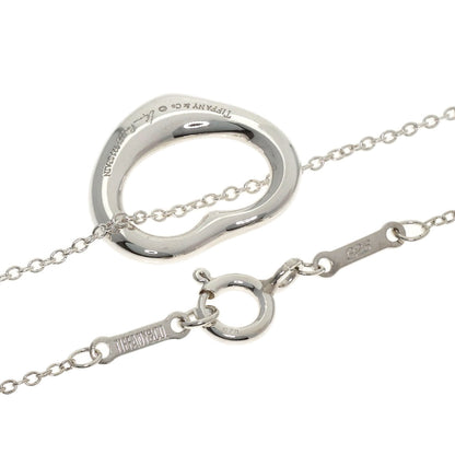 TIFFANY&Co. Open heart Necklace Silver Ladies [Used]