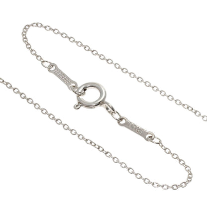 TIFFANY&Co. Open heart Necklace Silver Ladies [Used]