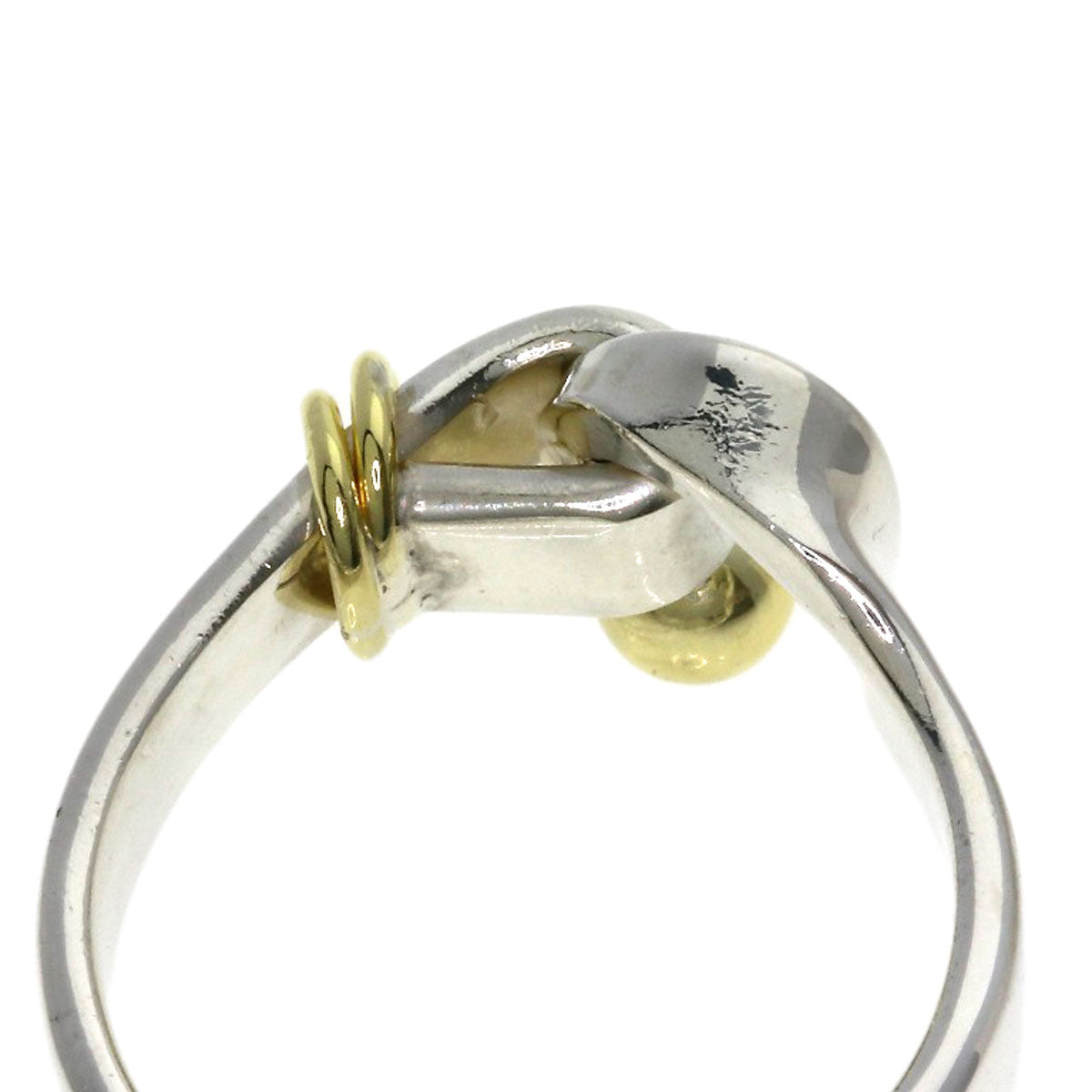 TIFFANY&Co. Hook & Eye Ring Silver 18K Yellow GoldLadies [Used]