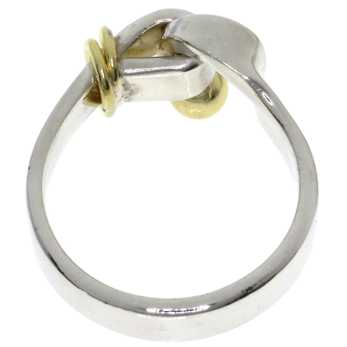 TIFFANY&Co. Hook & Eye Ring Silver 18K Yellow GoldLadies [Used]