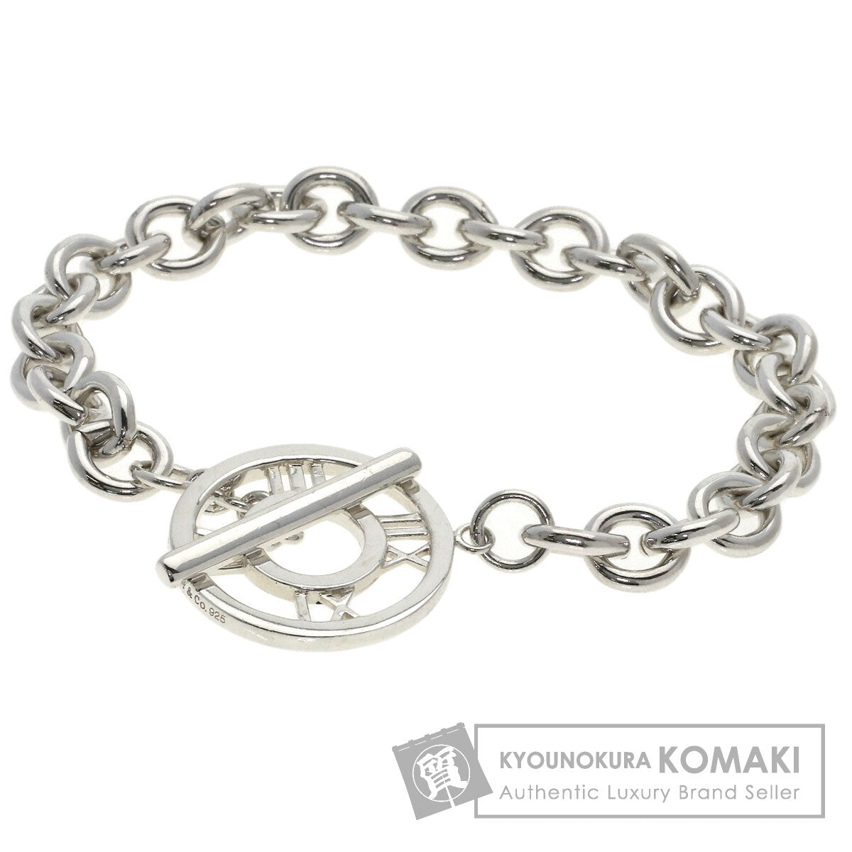 TIFFANY&Co. Atlas Toggle Bracelet Silver Ladies [Used]