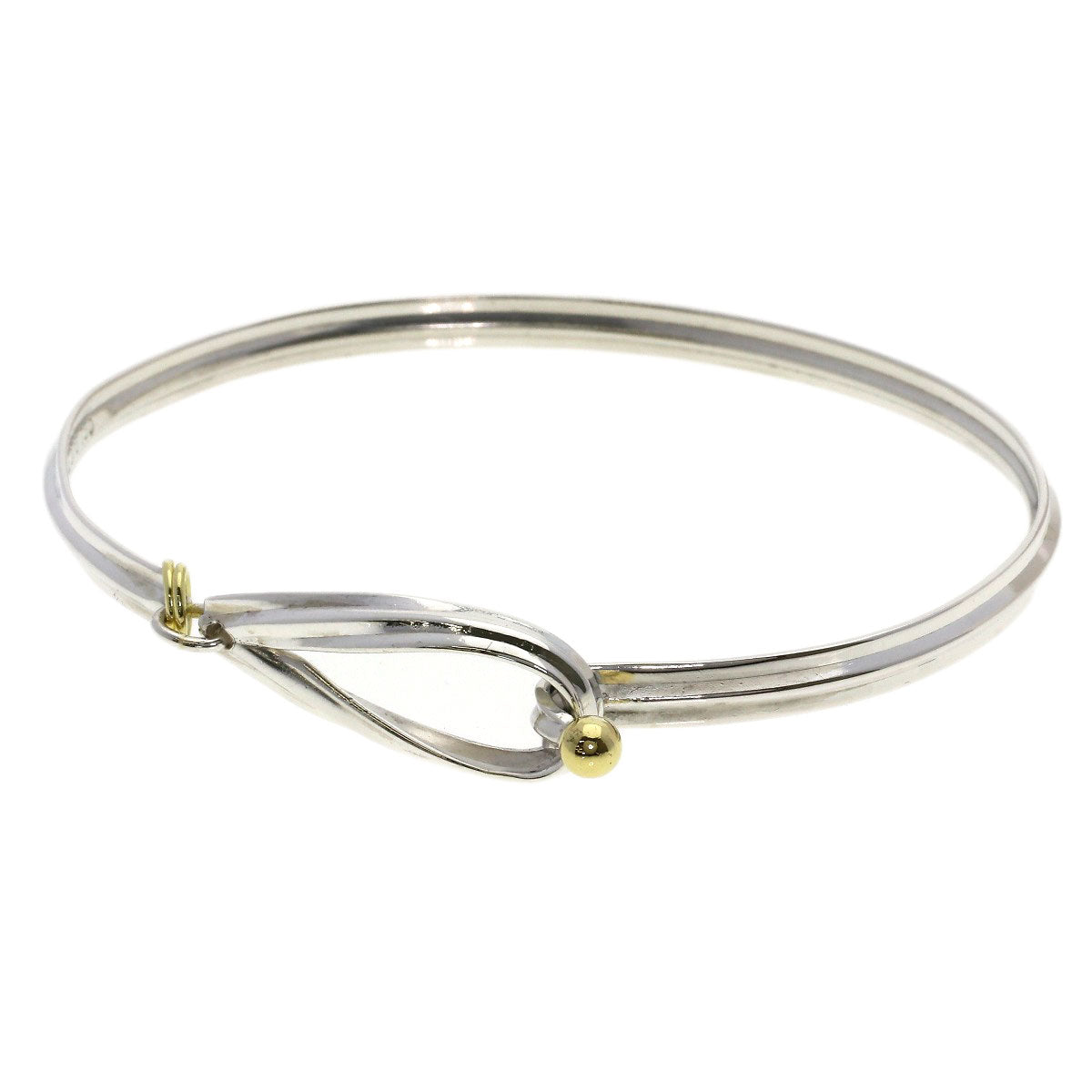 TIFFANY&Co. Hook & Eye Bracelet Silver 18K Yellow GoldLadies [Used]
