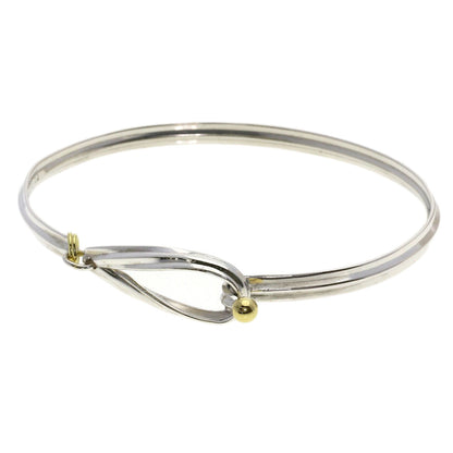 TIFFANY&Co. Hook & Eye Bracelet Silver 18K Yellow GoldLadies [Used]