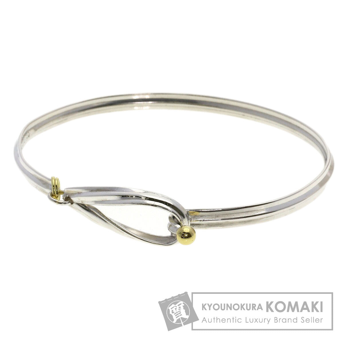 TIFFANY&Co. Hook & Eye Bracelet Silver 18K Yellow GoldLadies [Used]