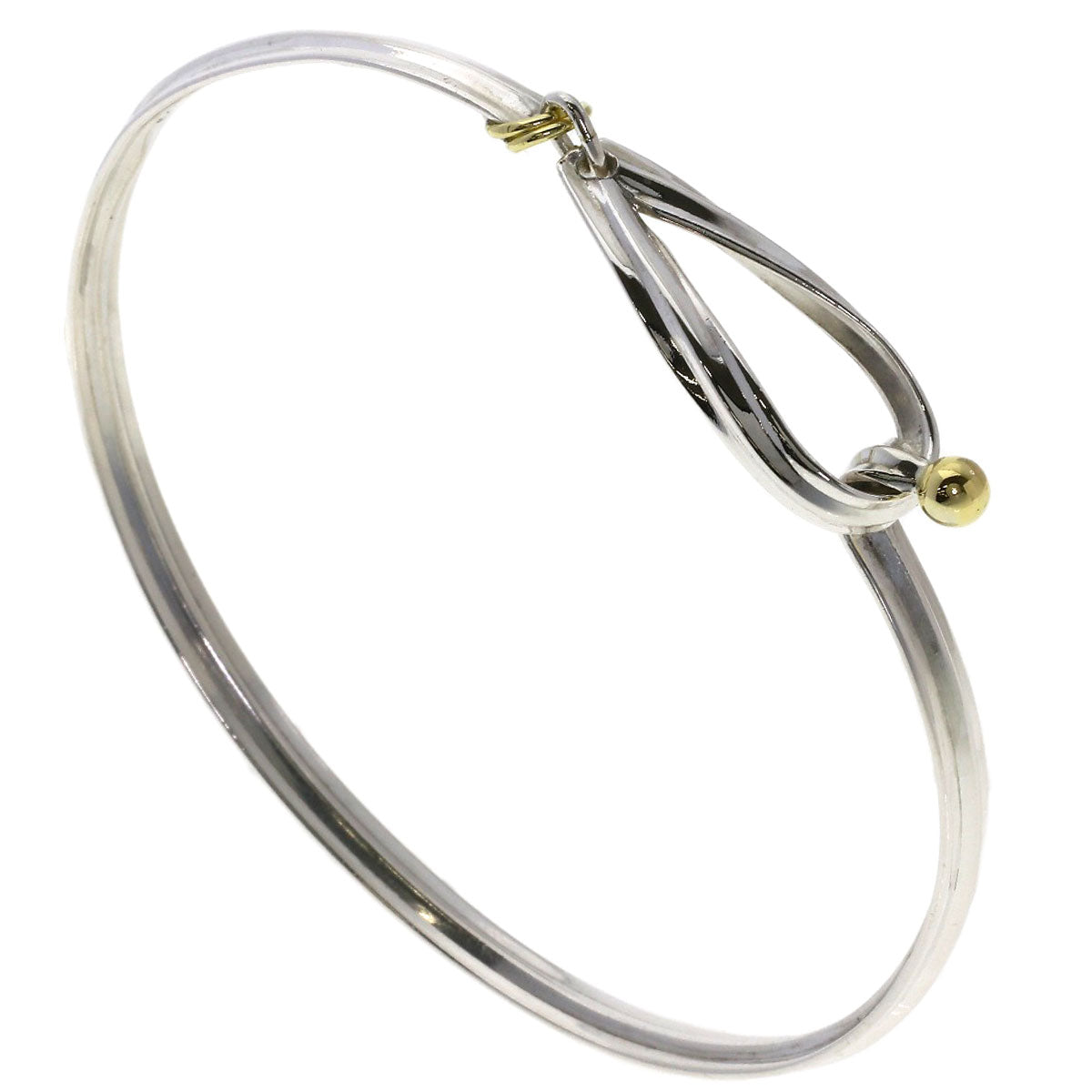 TIFFANY&Co. Hook & Eye Bracelet Silver 18K Yellow GoldLadies [Used]