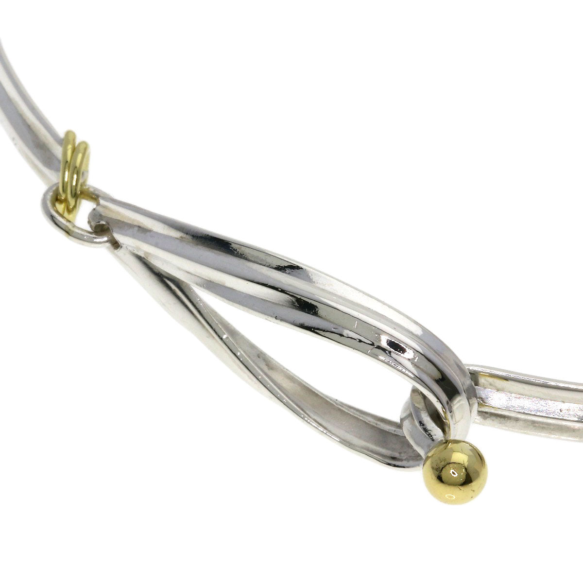 TIFFANY&Co. Hook & Eye Bracelet Silver 18K Yellow GoldLadies [Used]