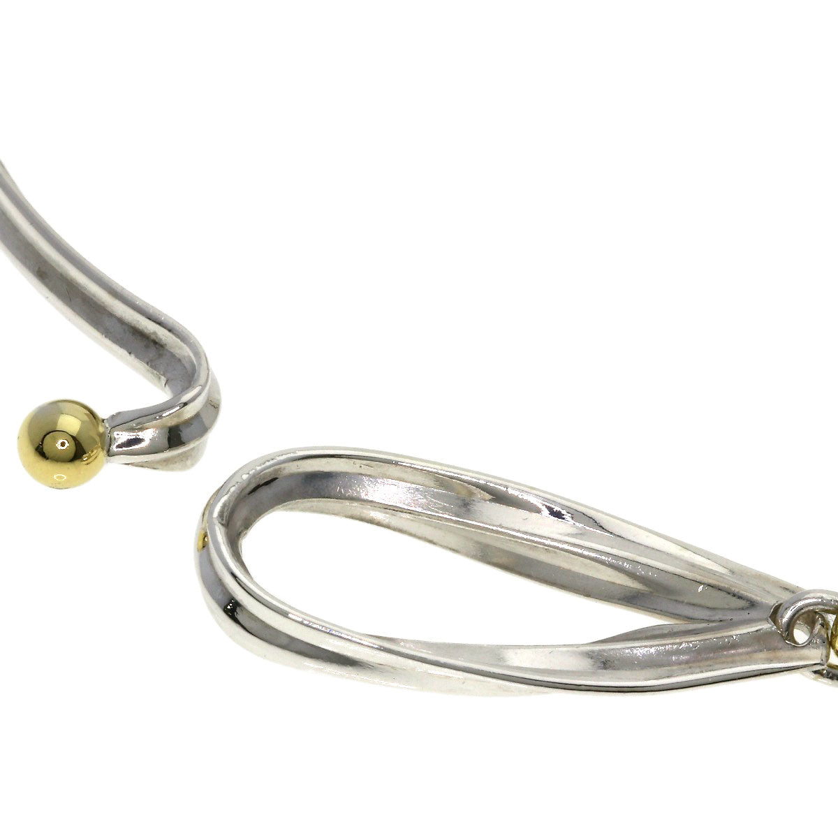 TIFFANY&Co. Hook & Eye Bracelet Silver 18K Yellow GoldLadies [Used]