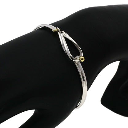 TIFFANY&Co. Hook & Eye Bracelet Silver 18K Yellow GoldLadies [Used]
