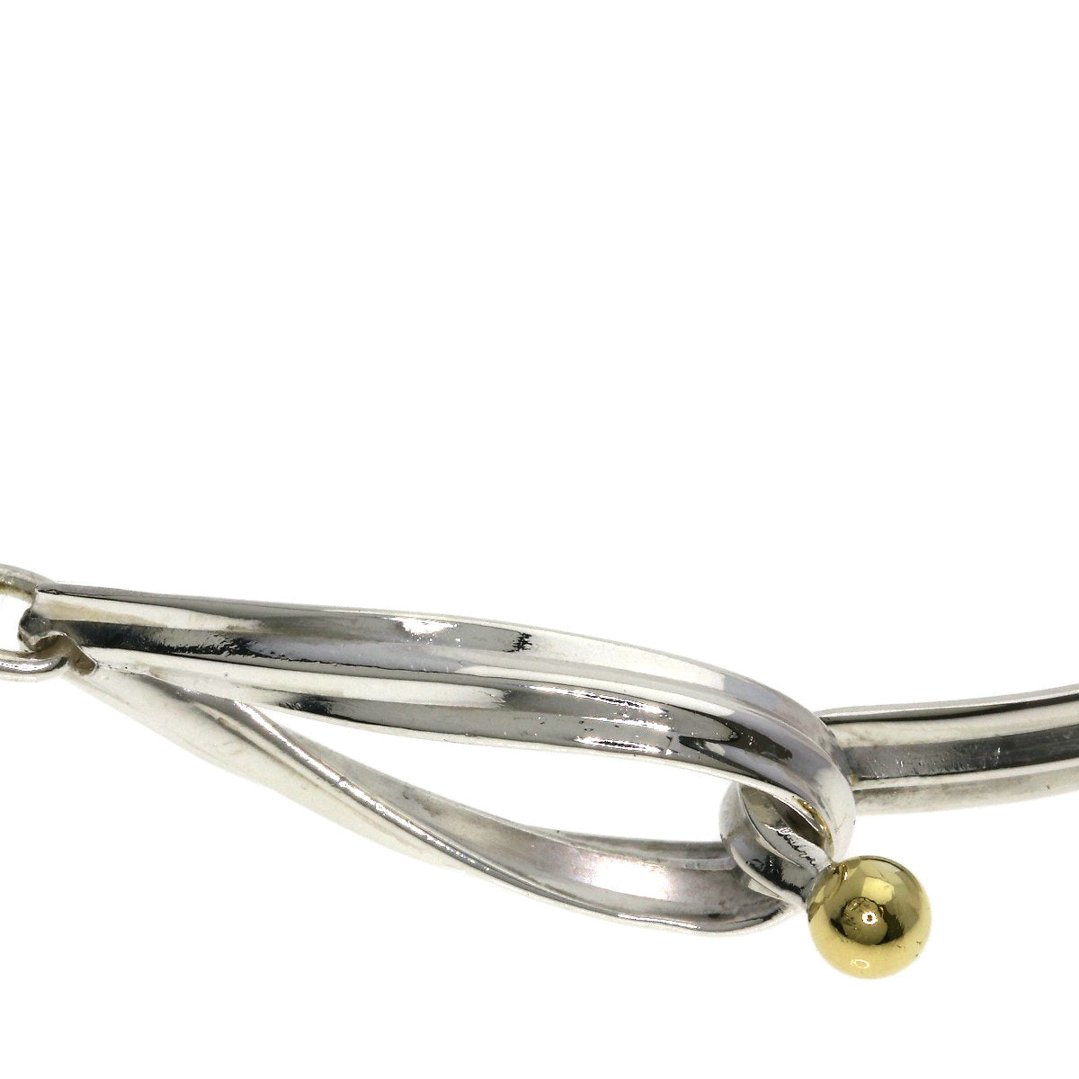 TIFFANY&Co. Hook & Eye Bracelet Silver 18K Yellow GoldLadies [Used]