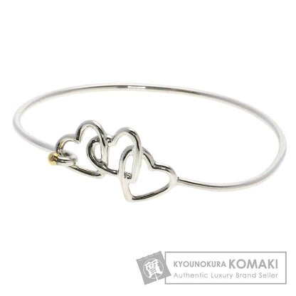TIFFANY&Co. Triple heart Bracelet Silver 18K Yellow GoldLadies [Used]