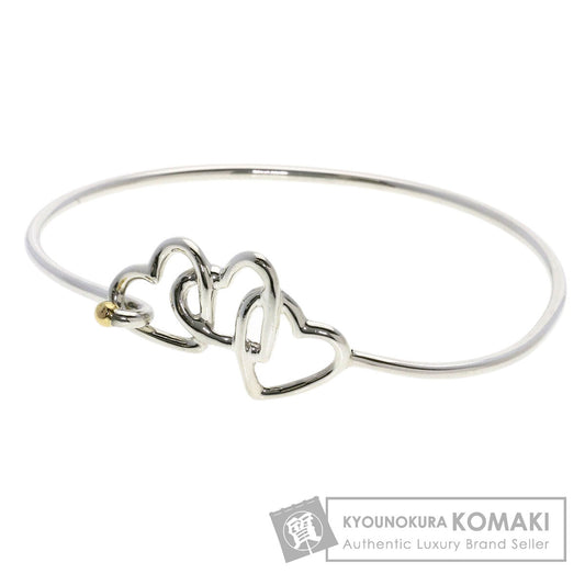 TIFFANY&Co. Triple heart Bracelet Silver 18K Yellow GoldLadies [Used]