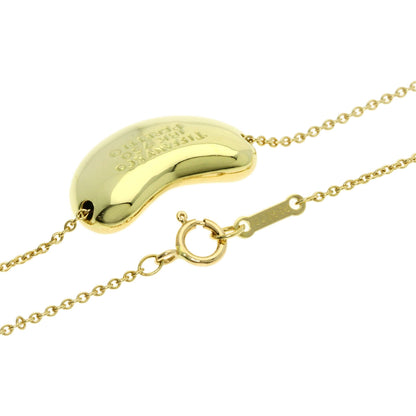 TIFFANY&Co. Bean Necklace K18 Yellow Gold Ladies [Used]