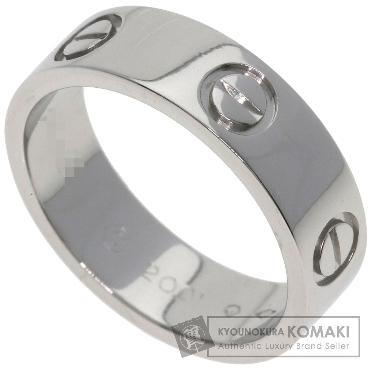 CARTIER love ring #52 Ring Platinum PT950 Ladies [Used]
