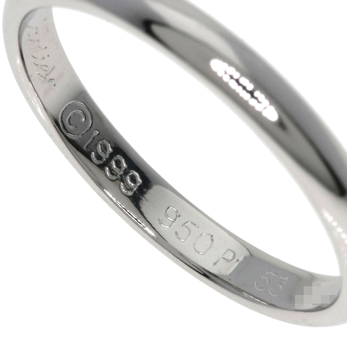CARTIER Wedding #53 Ring Platinum PT950 Ladies [Used]