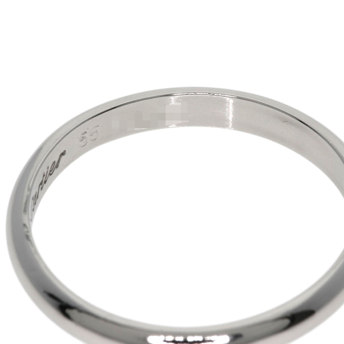 CARTIER Wedding #55 Ring Platinum PT950 Ladies [Used]