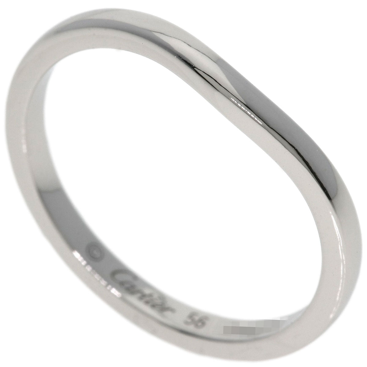 CARTIER Ballerina Curve #56 Ring Platinum PT950 Ladies [Used]