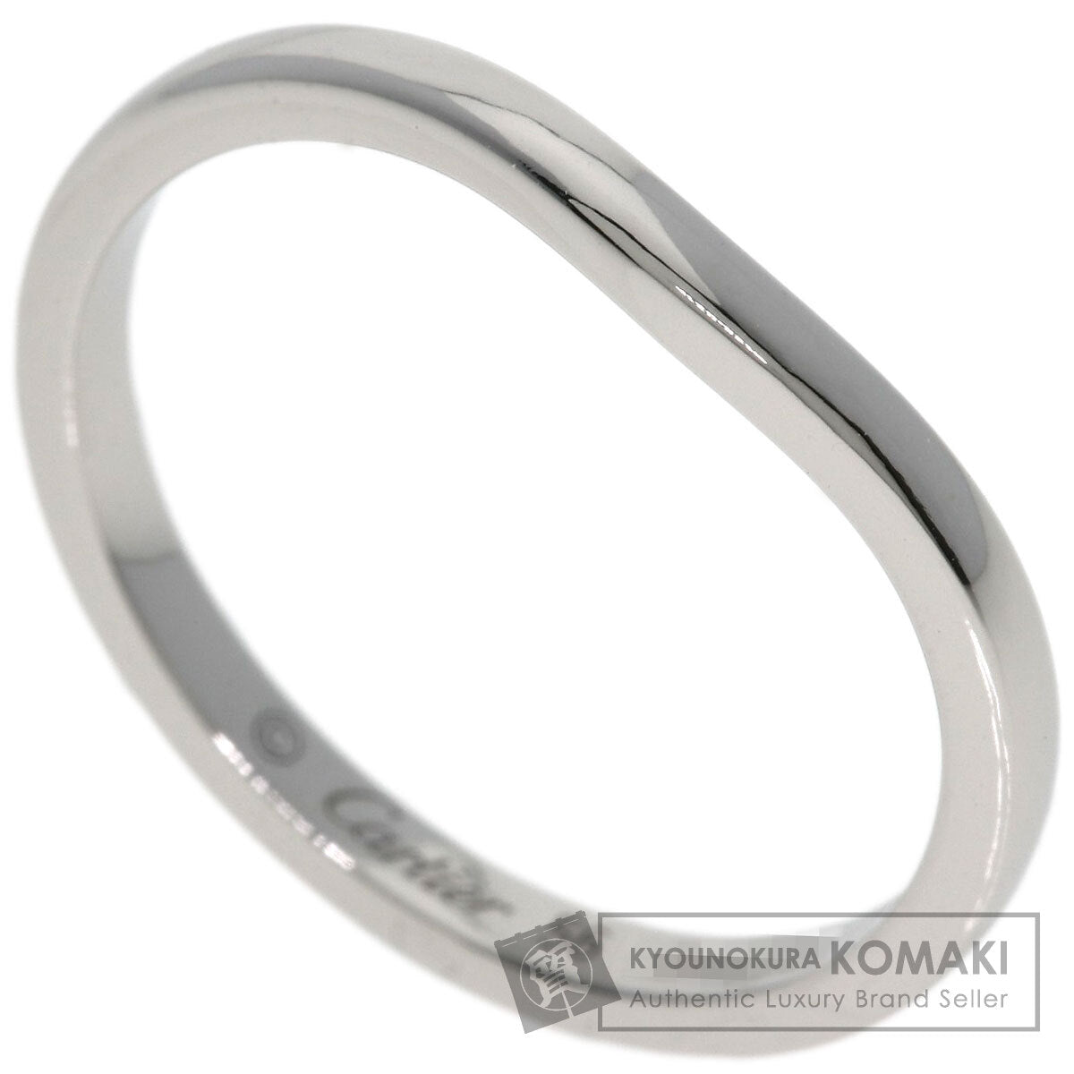 CARTIER Ballerina Curve #56 Ring Platinum PT950 Ladies [Used]