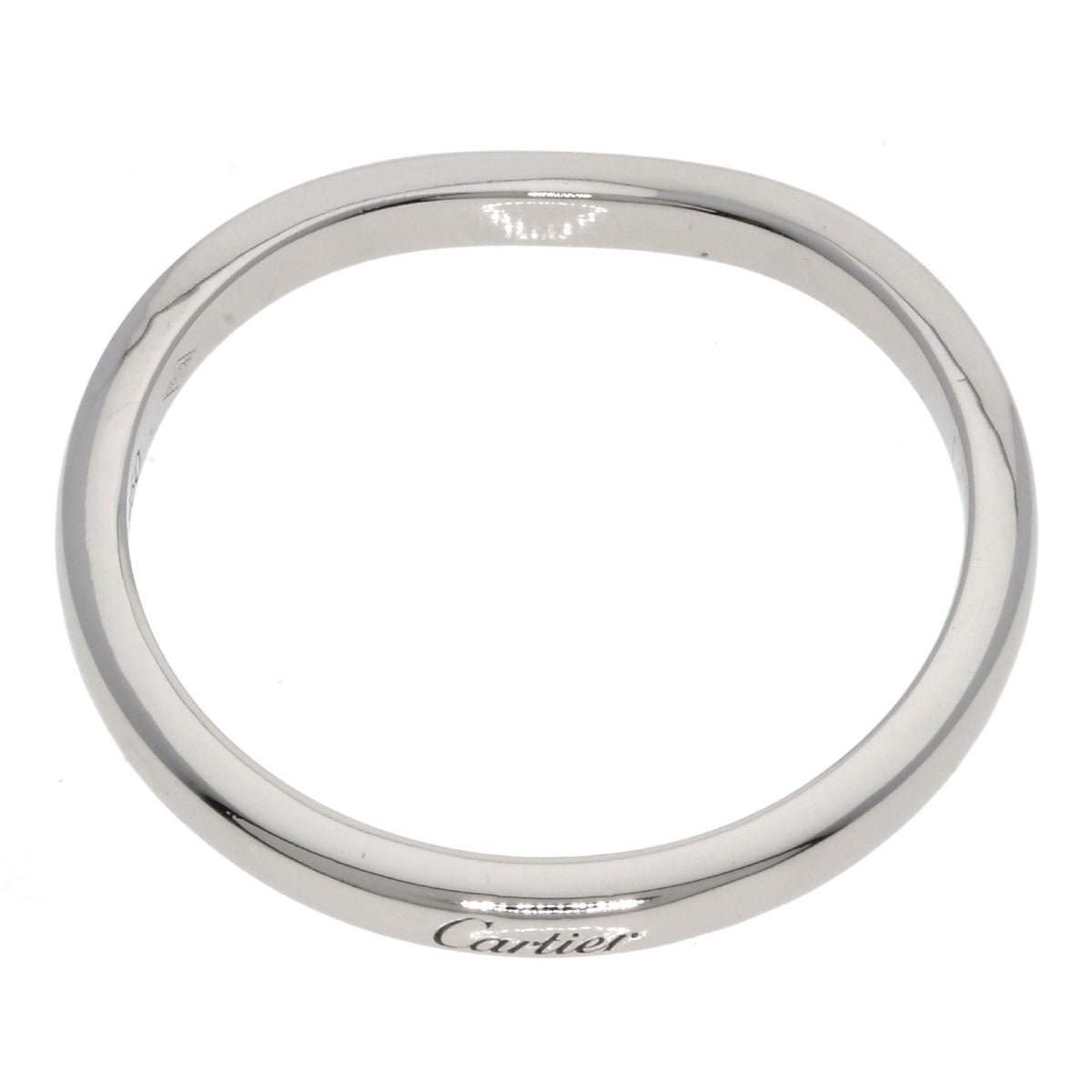 CARTIER Ballerina Curve #56 Ring Platinum PT950 Ladies [Used]