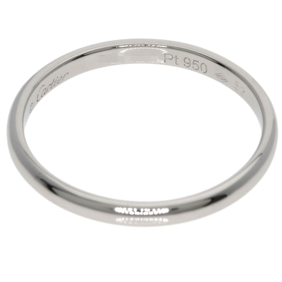 CARTIER Wedding #53 Ring Platinum PT950 Ladies [Used]