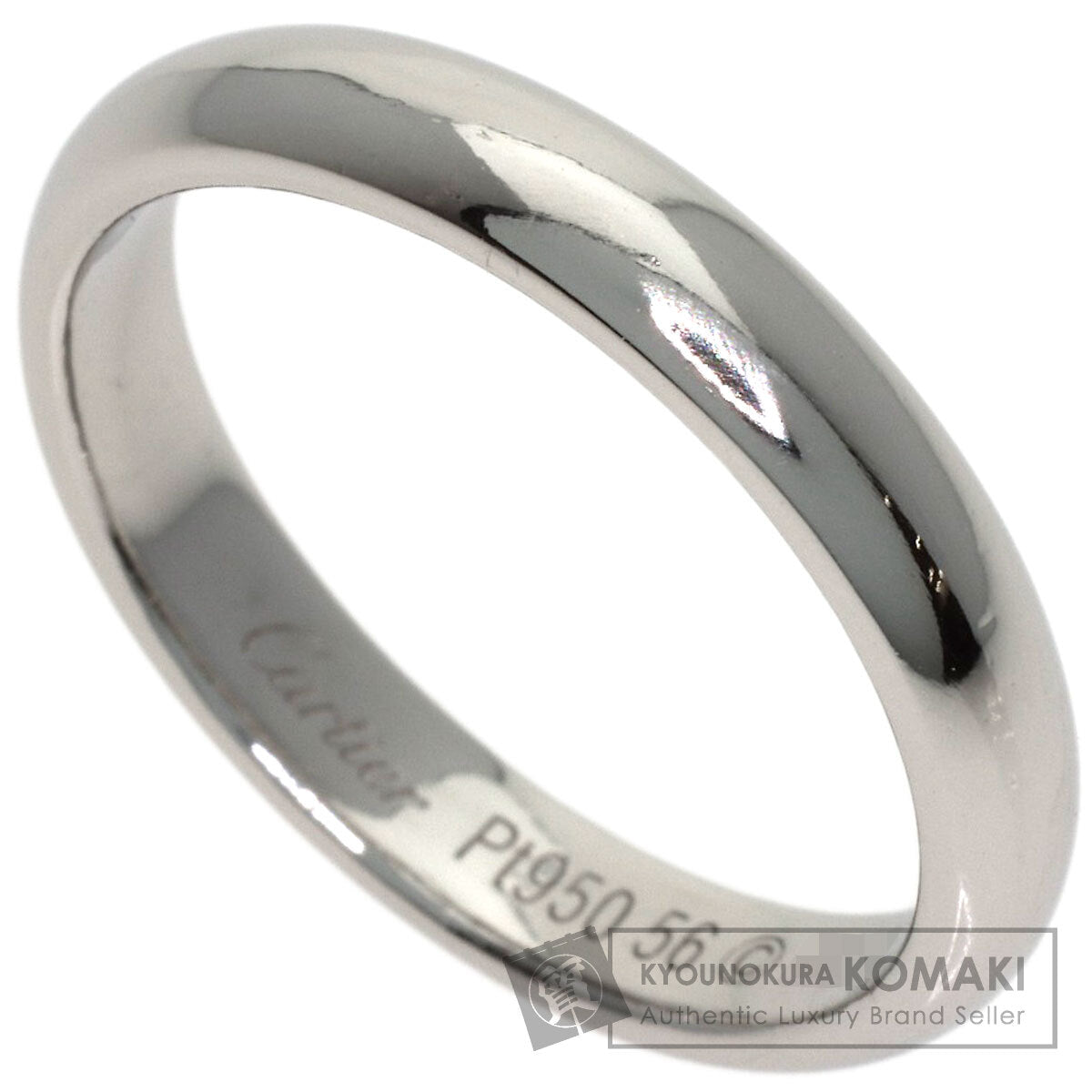 CARTIER Wedding #56 Ring Platinum PT950 Ladies [Used]
