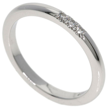 TIFFANY&Co. Forever 3P Diamond Ring Platinum PT950 Ladies [Used]