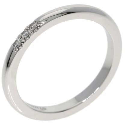 TIFFANY&Co. Forever 3P Diamond Ring Platinum PT950 Ladies [Used]