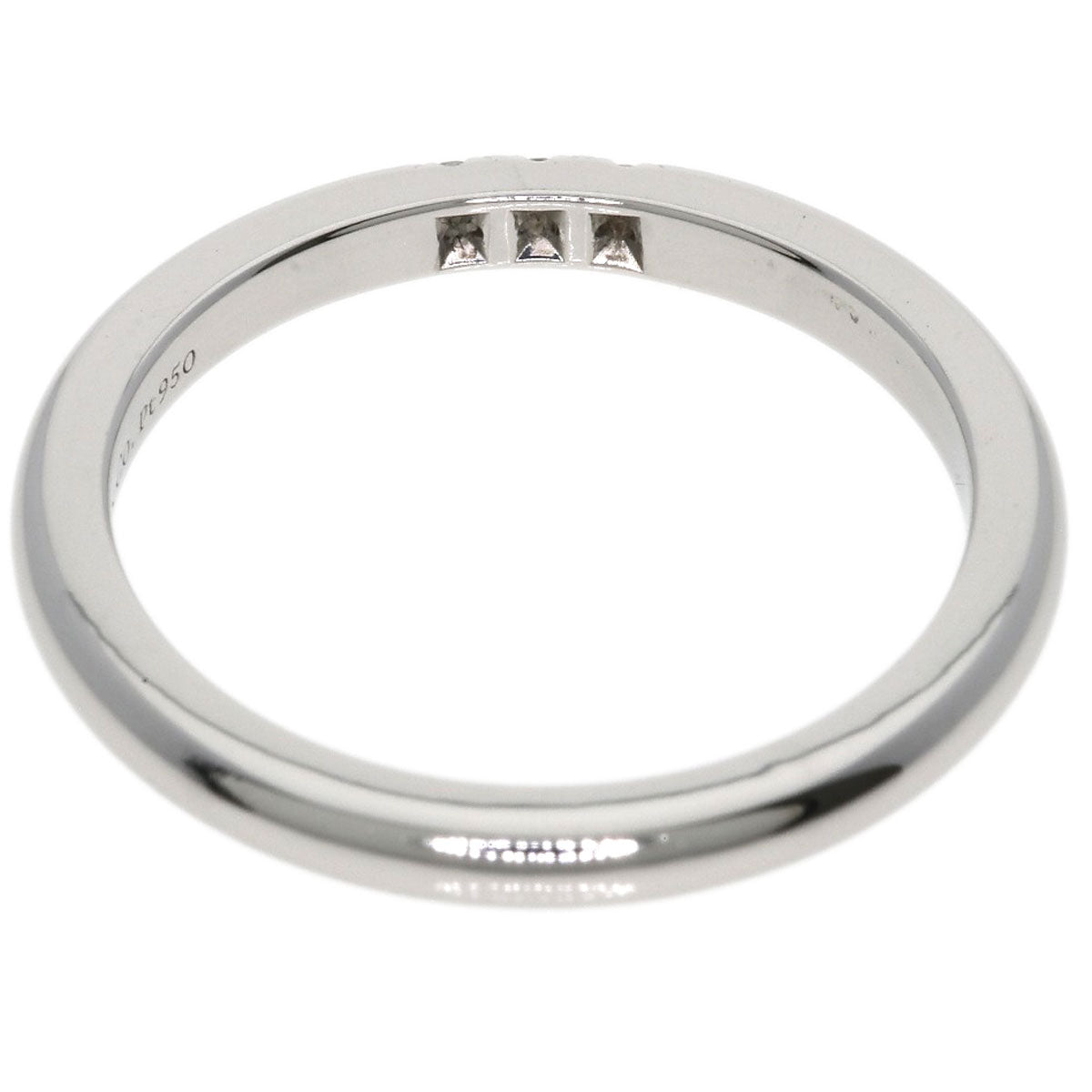 TIFFANY&Co. Forever 3P Diamond Ring Platinum PT950 Ladies [Used]