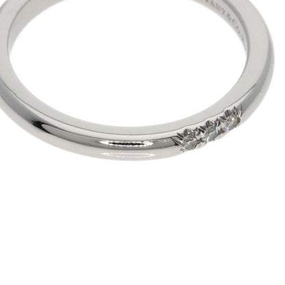 TIFFANY&Co. Forever 3P Diamond Ring Platinum PT950 Ladies [Used]