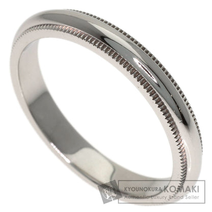 TIFFANY&Co. Milgrain Ring Platinum PT950 Ladies [Used]