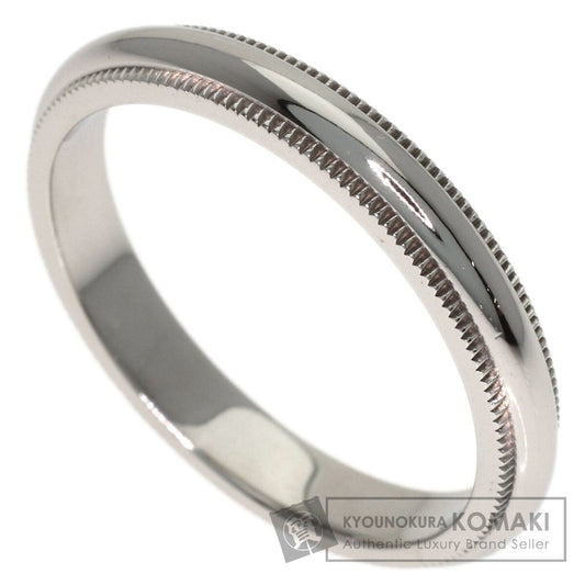 TIFFANY&Co. Milgrain Ring Platinum PT950 Ladies [Used]