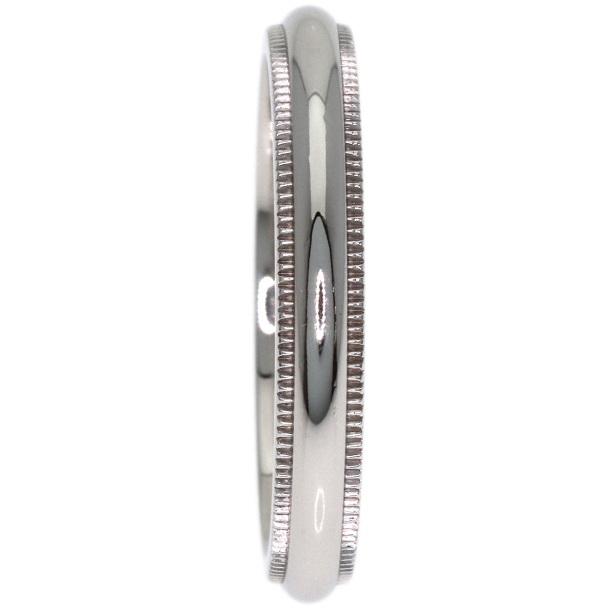 TIFFANY&Co. Milgrain Ring Platinum PT950 Ladies [Used]