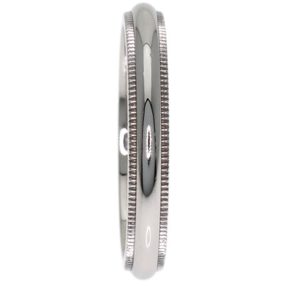 TIFFANY&Co. Milgrain Ring Platinum PT950 Ladies [Used]