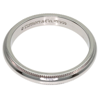 TIFFANY&Co. Milgrain Ring Platinum PT950 Ladies [Used]