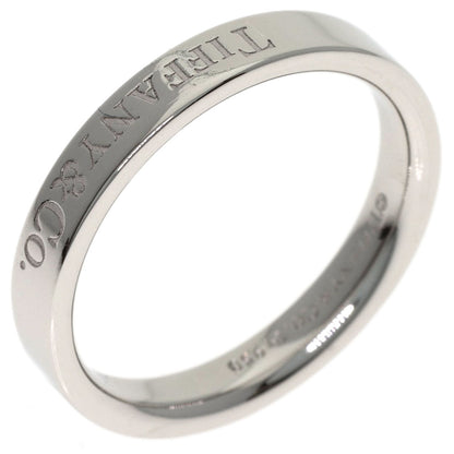 TIFFANY&Co. Flat band Ring Platinum PT950 Ladies [Used]