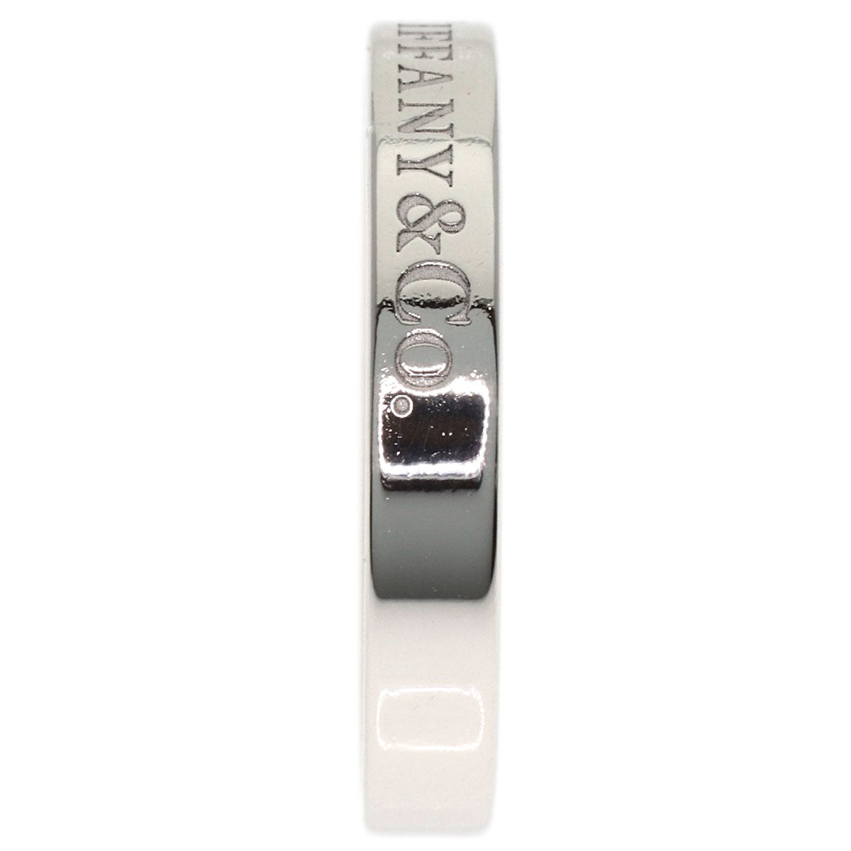 TIFFANY&Co. Flat band Ring Platinum PT950 Ladies [Used]