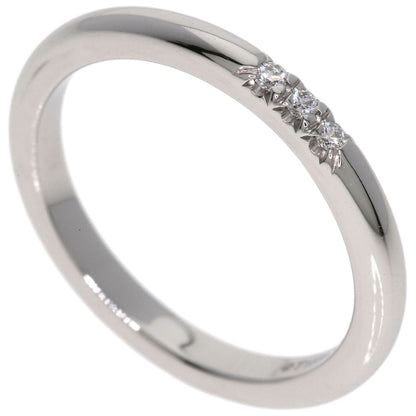TIFFANY&Co. Forever 3P Diamond Ring Platinum PT950 Ladies [Used]