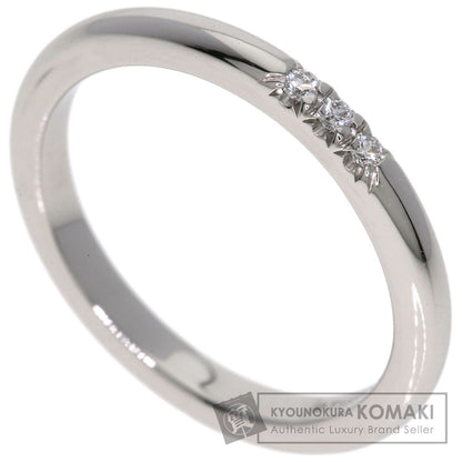 TIFFANY&Co. Forever 3P Diamond Ring Platinum PT950 Ladies [Used]