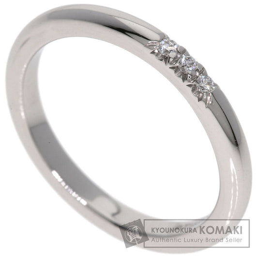 TIFFANY&Co. Forever 3P Diamond Ring Platinum PT950 Ladies [Used]