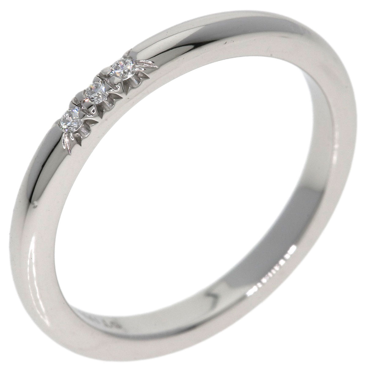TIFFANY&Co. Forever 3P Diamond Ring Platinum PT950 Ladies [Used]