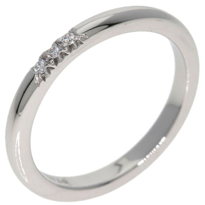 TIFFANY&Co. Forever 3P Diamond Ring Platinum PT950 Ladies [Used]
