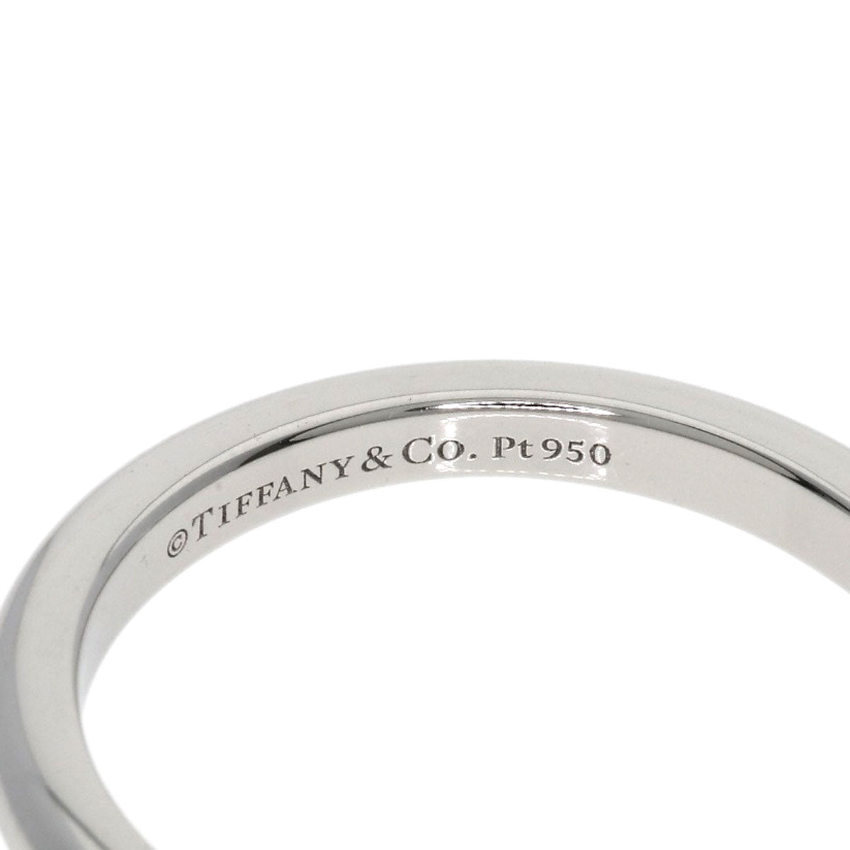 TIFFANY&Co. Forever 3P Diamond Ring Platinum PT950 Ladies [Used]