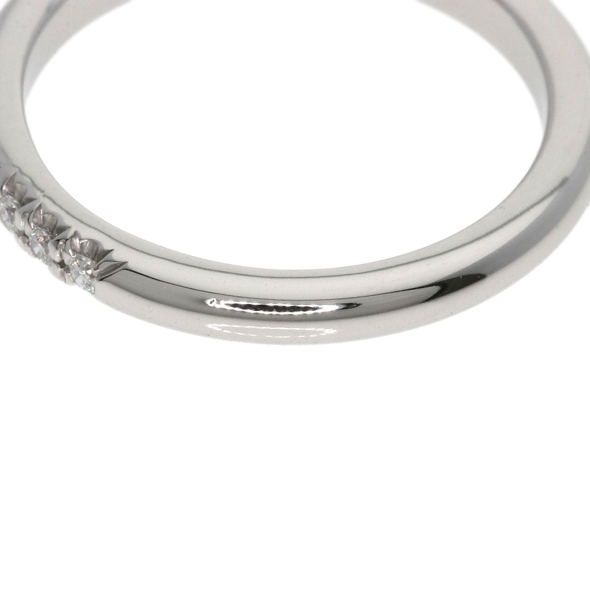 TIFFANY&Co. Forever 3P Diamond Ring Platinum PT950 Ladies [Used]
