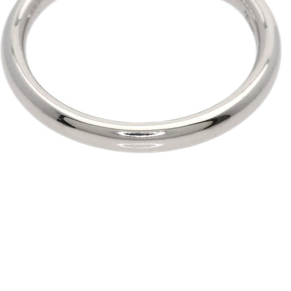 TIFFANY&Co. Curved band 3P Diamond Ring K18 White Gold Ladies [Used]