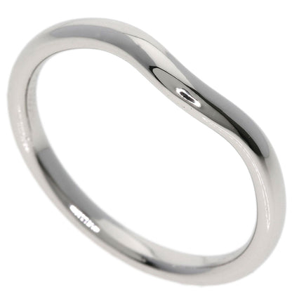 TIFFANY&Co. Curved band Ring Platinum PT950 Ladies [Used]