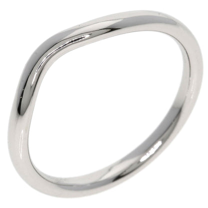 TIFFANY&Co. Curved band Ring Platinum PT950 Ladies [Used]