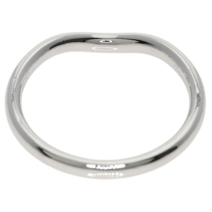 TIFFANY&Co. Curved band Ring Platinum PT950 Ladies [Used]