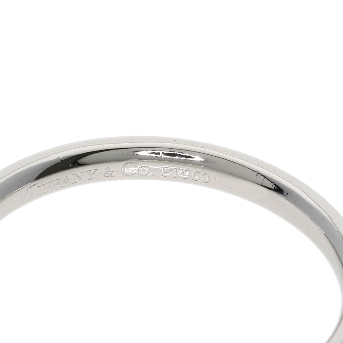 TIFFANY&Co. Curved band Ring Platinum PT950 Ladies [Used]