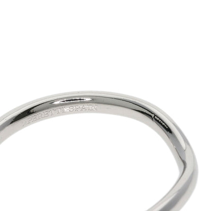 TIFFANY&Co. Curved band Ring Platinum PT950 Ladies [Used]