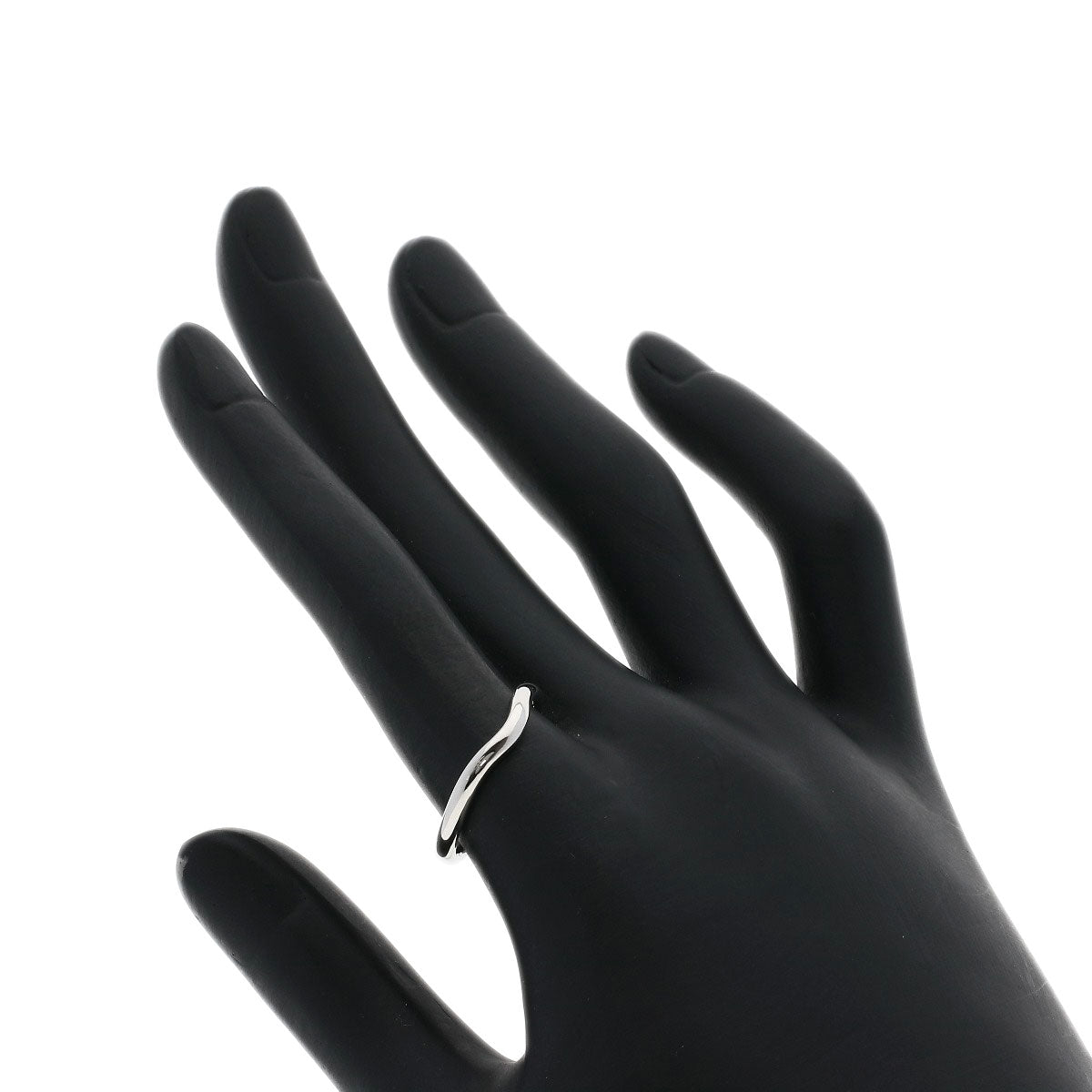 TIFFANY&Co. Curved band Ring Platinum PT950 Ladies [Used]